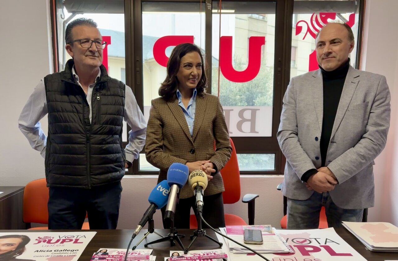 Presentación del programa electoral de la Unión del Pueblo Leonés en Ponferrada.