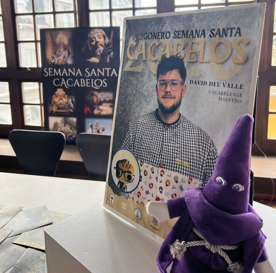 David del Valle como pregonero de la Semana Santa en Cacabelos
