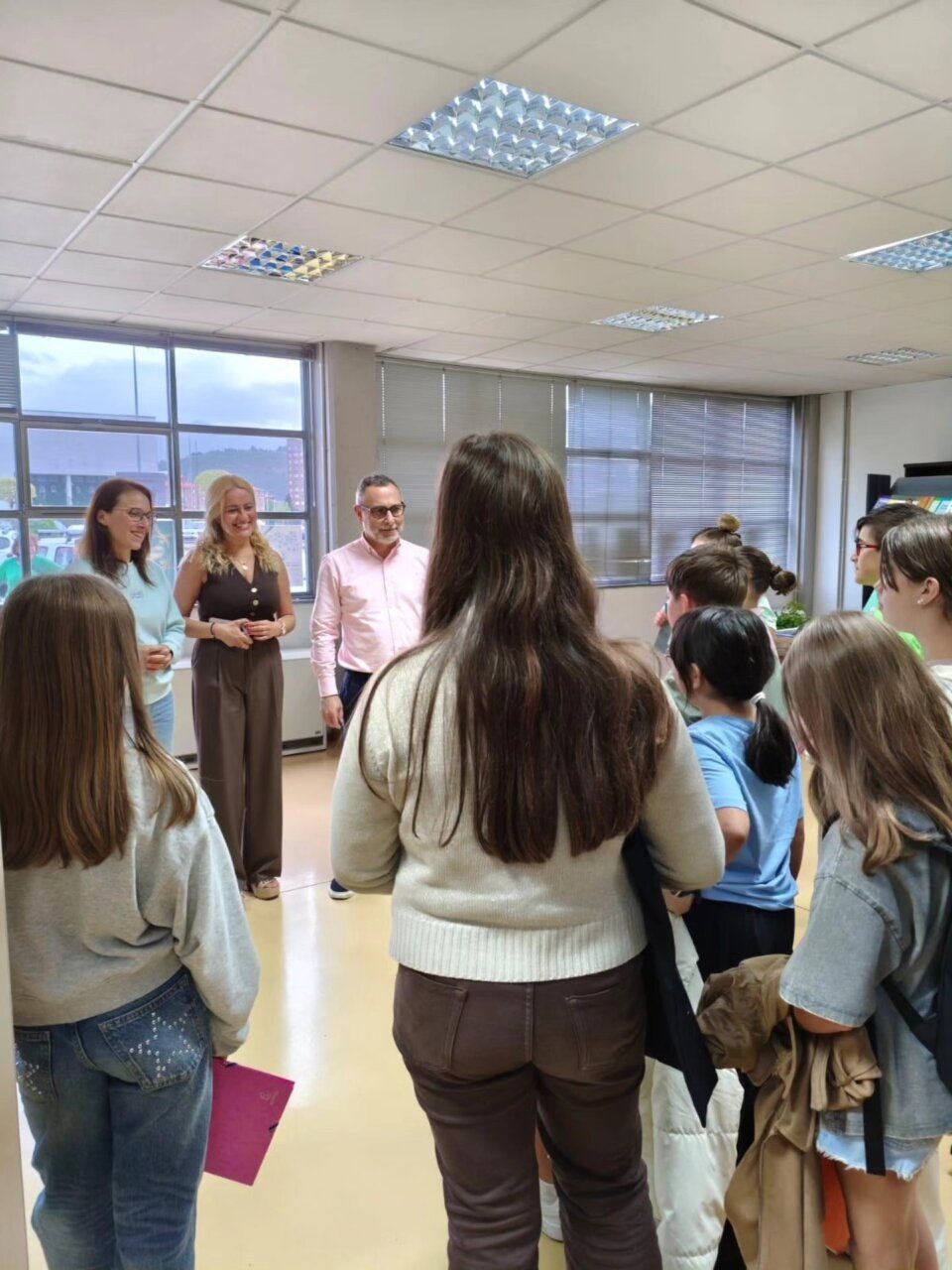 Jóvenes participantes en la asamblea del Consejo de la Infancia en Ponferrada