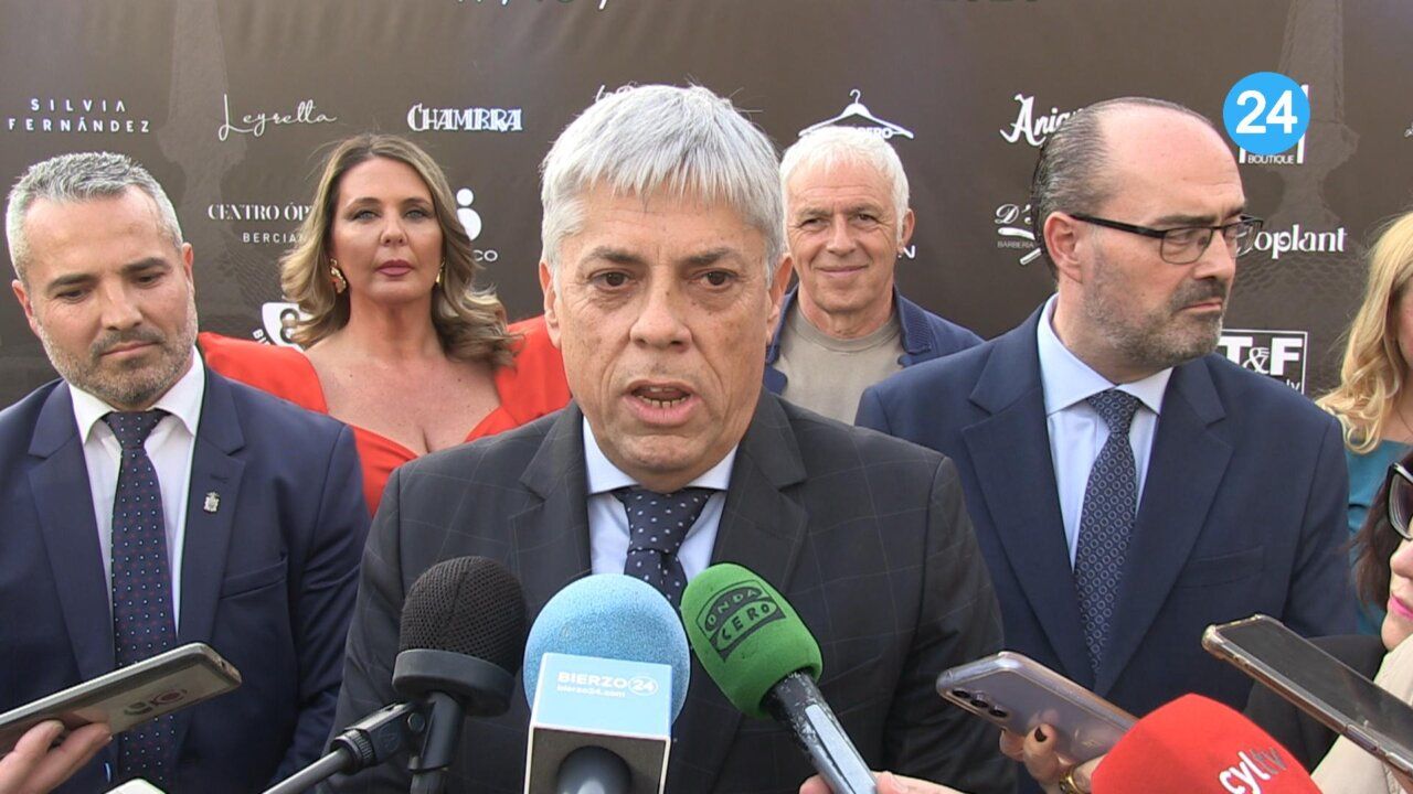 El alcalde Marco Morala en un evento de moda en Ponferrada