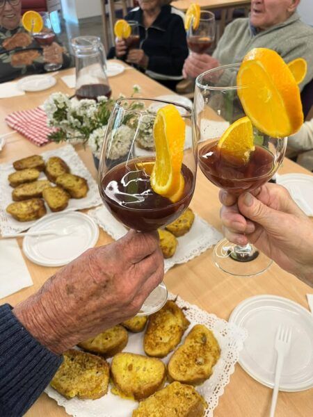 Brindis con limonada y torrijas en AFA Bierzo Camponaraya