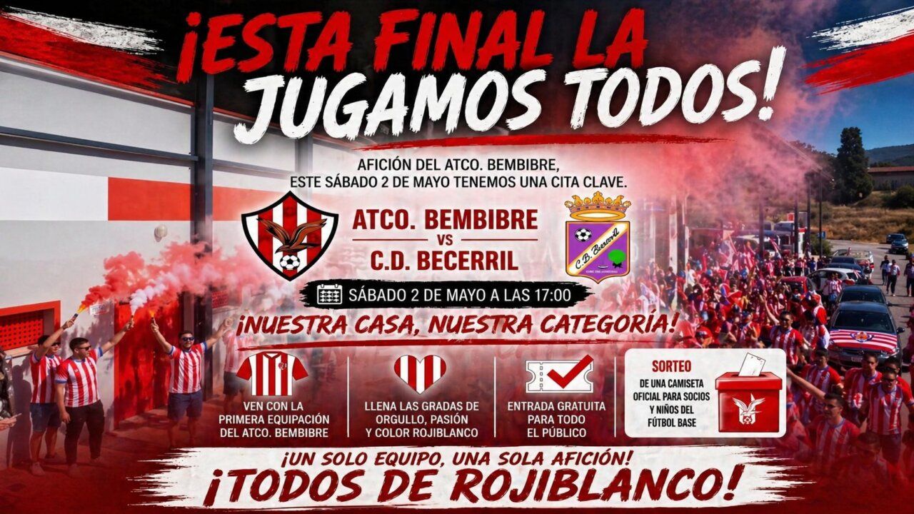 Afición del Atlético Bembibre animando en un partido crucial