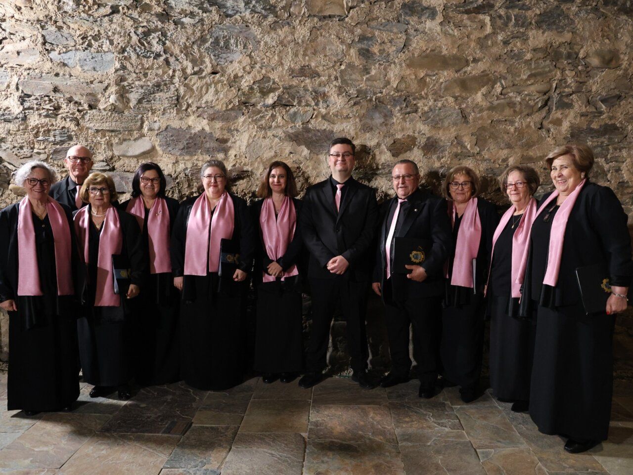 Coral Solera Berciana en concierto en Ponferrada durante Semana Santa