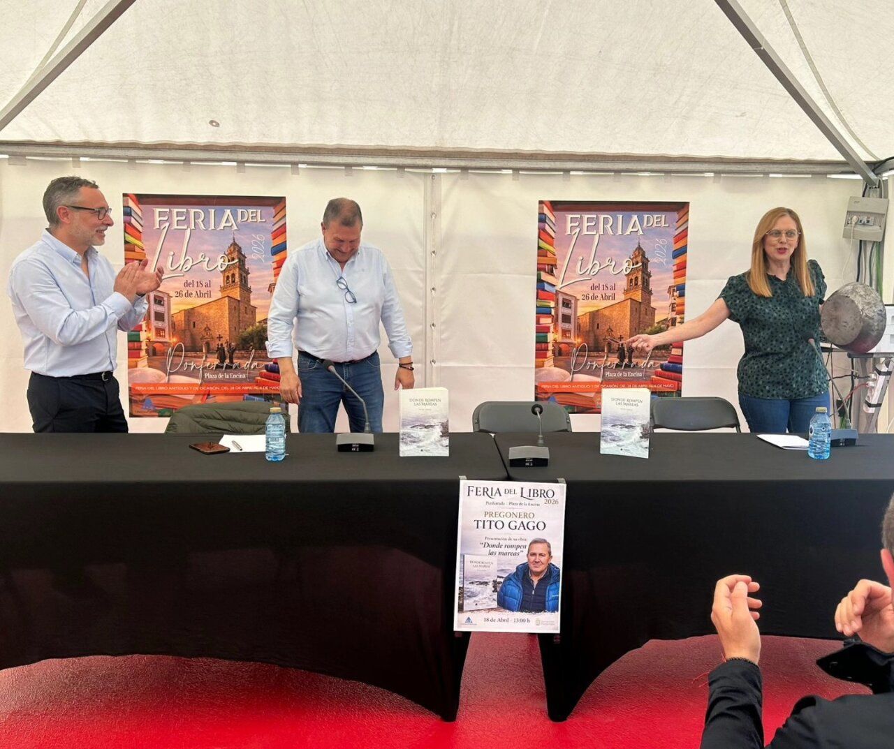 Presentación del pregón de la Feria del Libro en Ponferrada