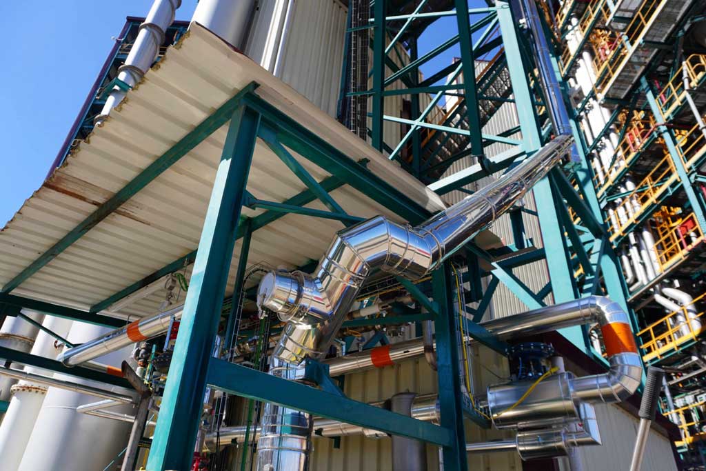Gasificador de biomasa con sistema de limpieza de gases en CIUDEN