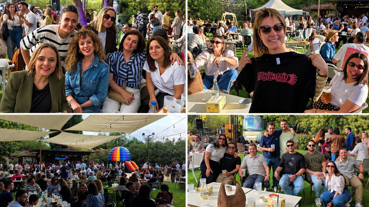 Asistentes disfrutando del Festival Musicamino en Malumba, Ponferrada.