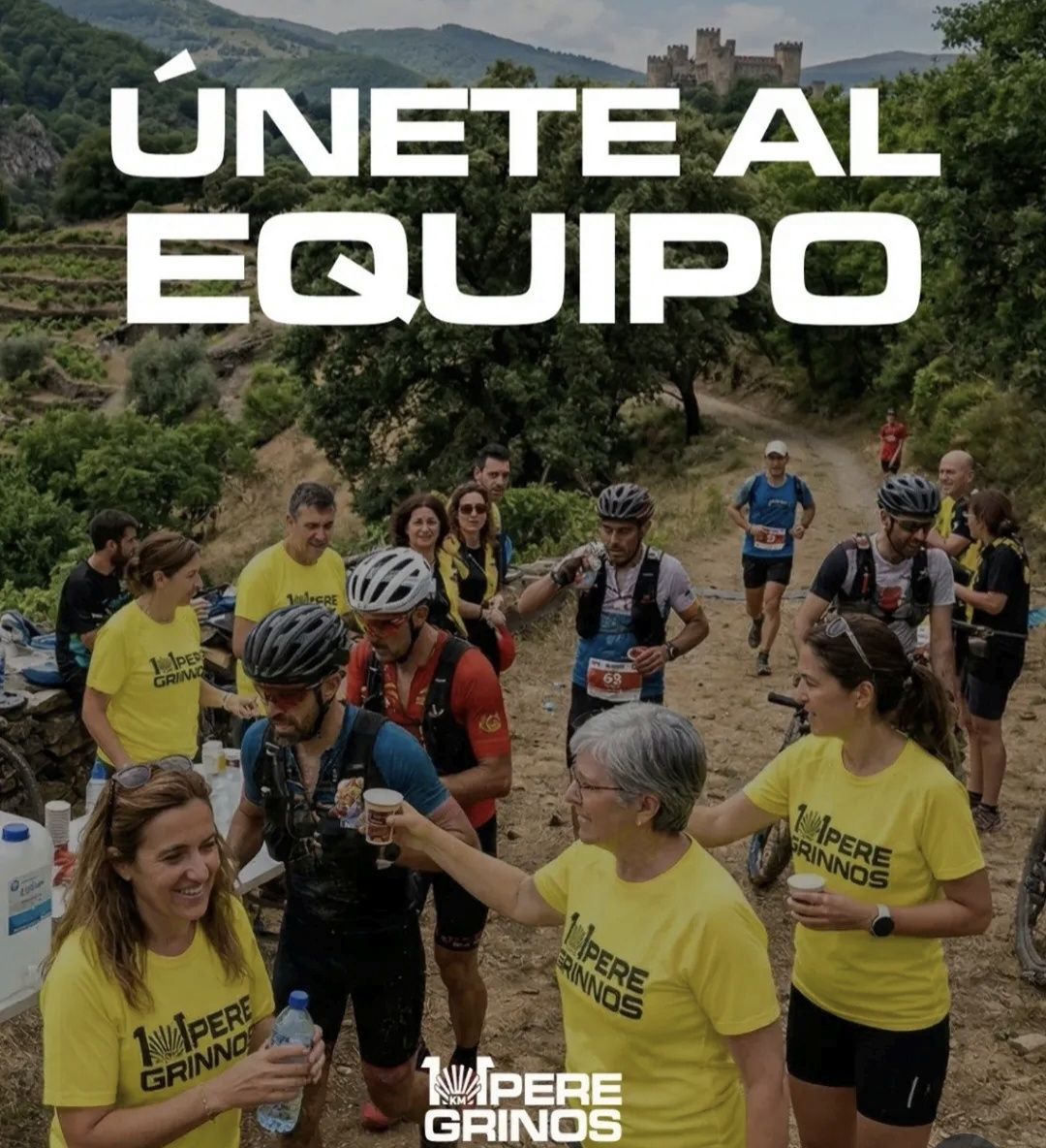 Participantes del evento 101 KM Peregrinos en Ponferrada