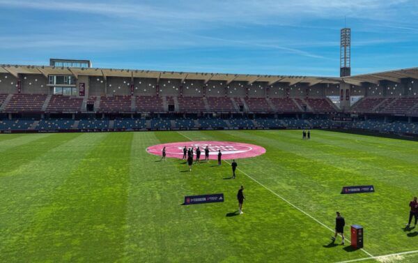 Vista del estadio donde se jugará el partido Pontevedra CF
