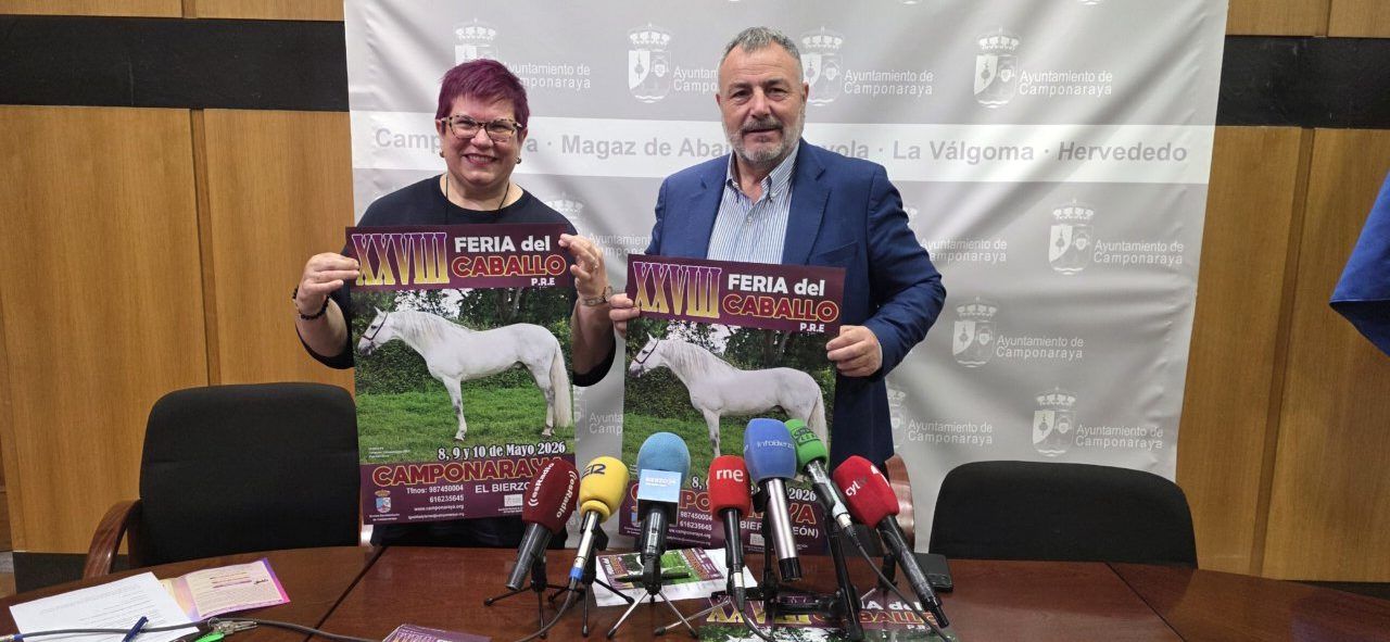 Presentación de la Feria del Caballo de Pura Raza Española en Camponaraya