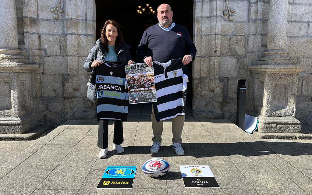 Presentación de la semifinal de la Copa de la Reina de rugby femenino en Ponferrada