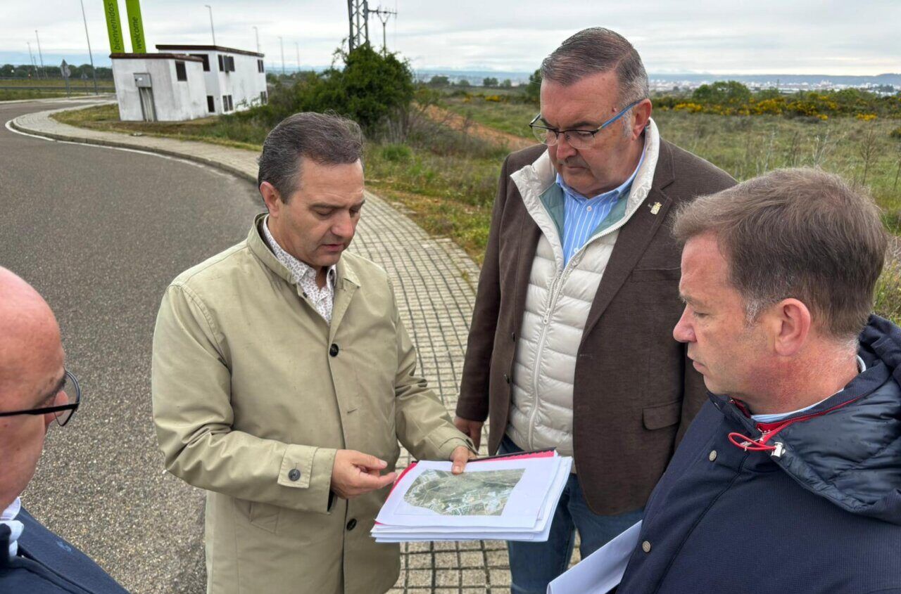 Mapa del nuevo acceso al Aeropuerto de León desde Trobajo del Camino