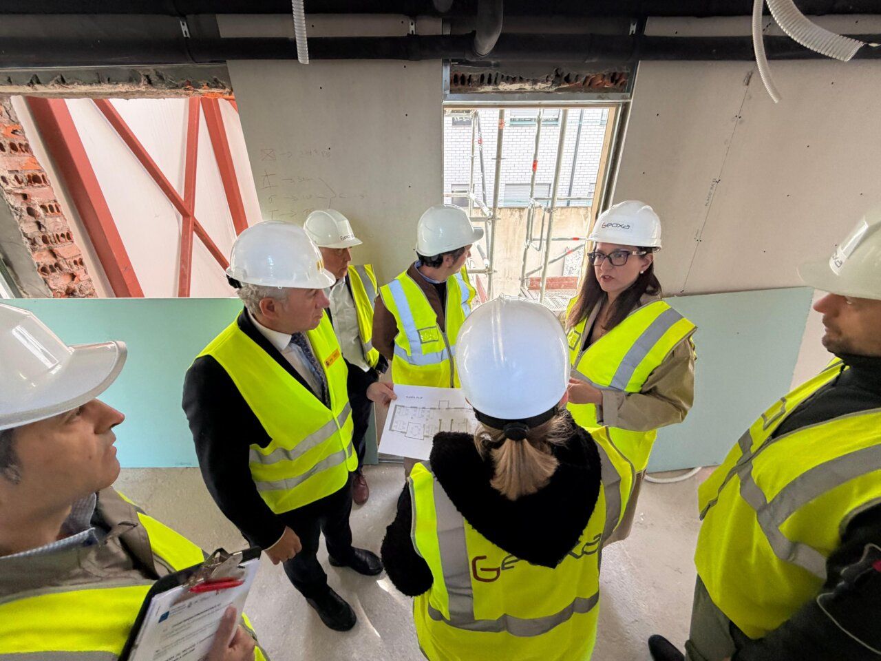 Nicanor Sen y equipo en el Centro Integral de Innovación en Ponferrada