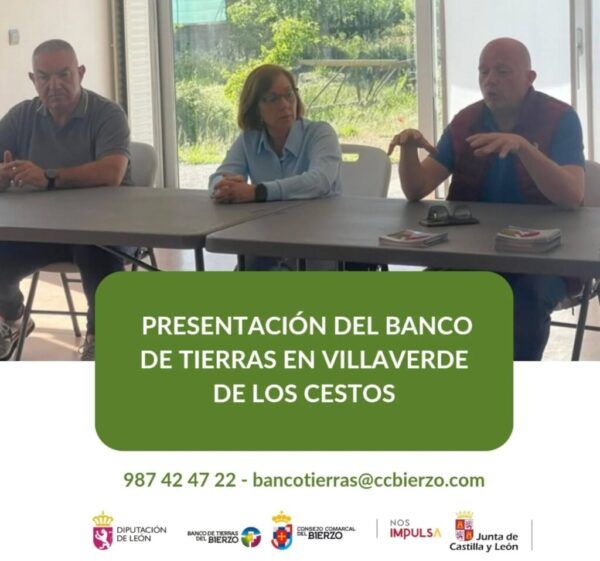 Presentación del Banco de Tierras en Villaverde de los Cestos con asistentes