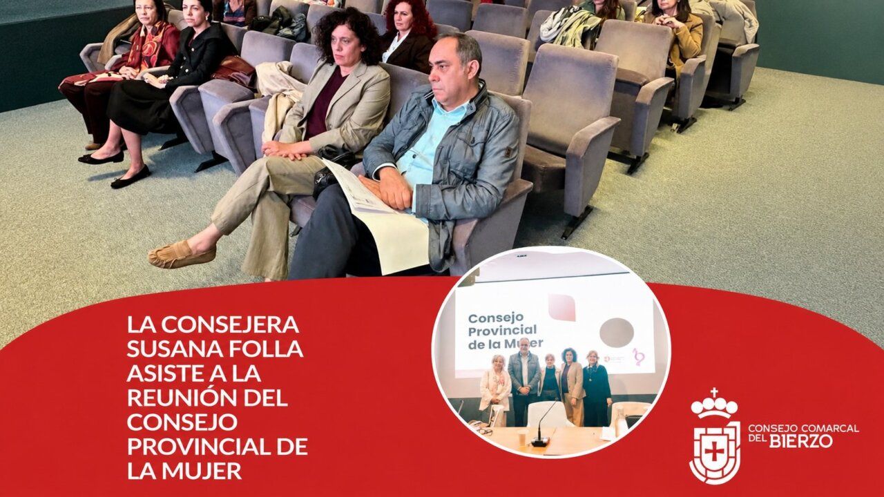 Reunión del Consejo Provincial de la Mujer en León con Susana Folla