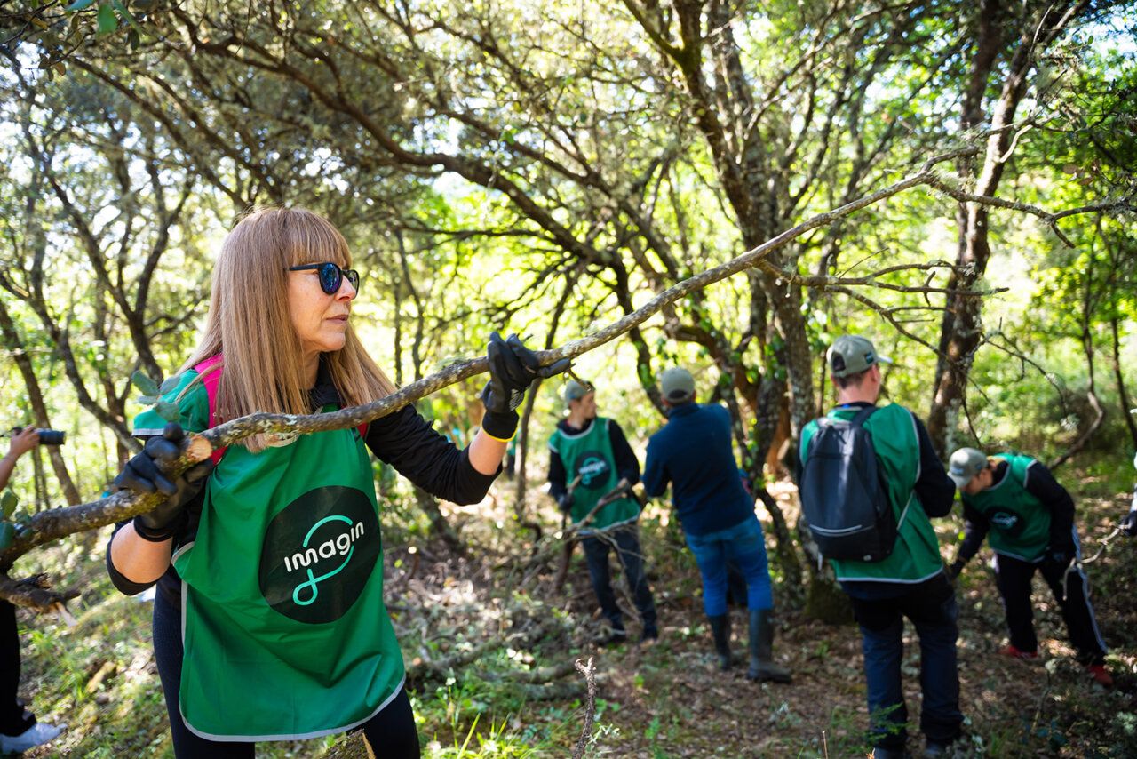 Usuarios de Asprona Bierzo participan en actividades de voluntariado ambiental