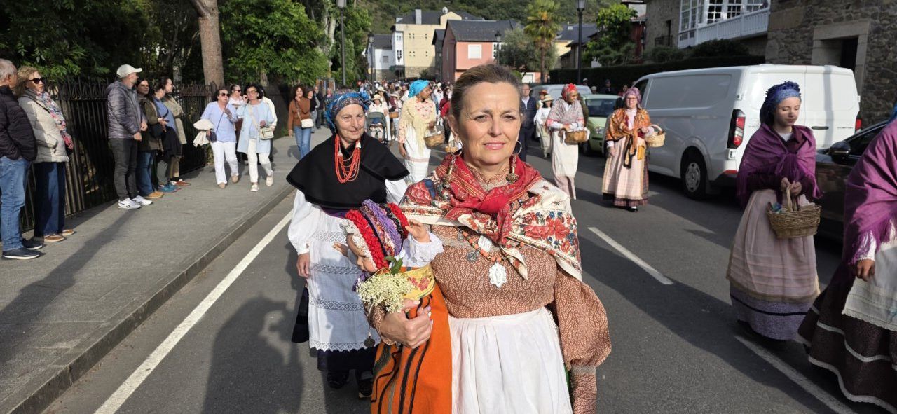 Participantes en la festividad de San Isidro Labrador en Molinaseca
