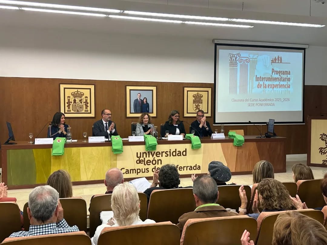 Ceremonia de graduación del Programa Interuniversitario en Ponferrada