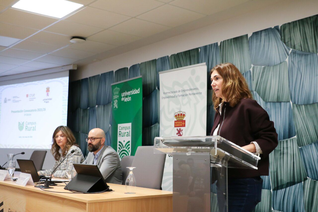Presentación del programa Campus Rural en la Universidad de León