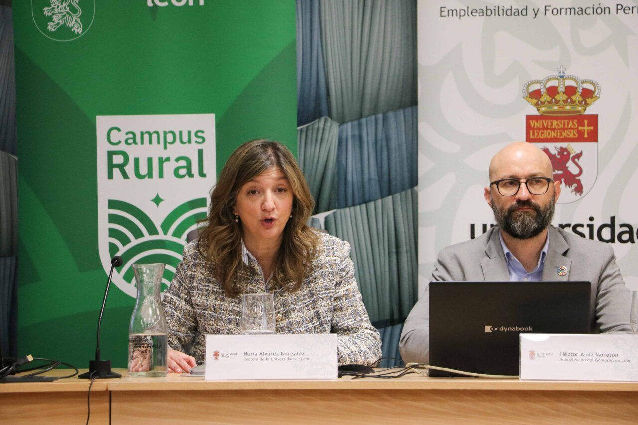 Presentación del Campus Rural en la Universidad de León con ponentes