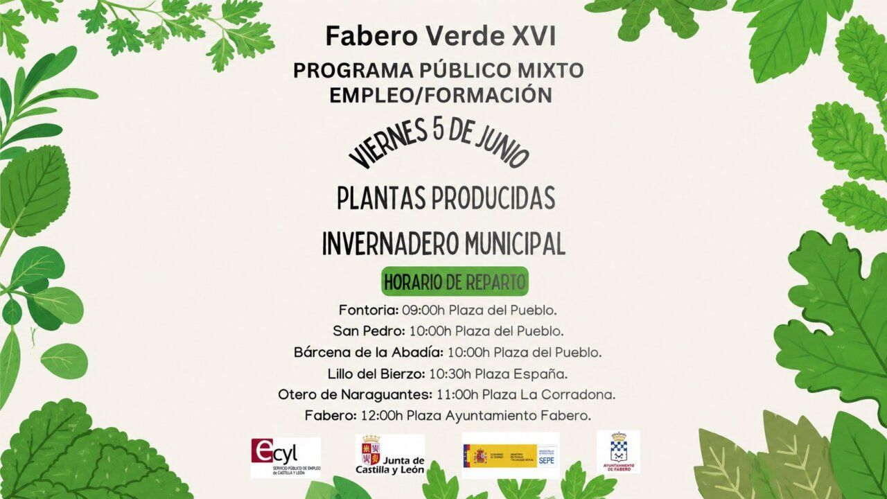 Cartel del Día Mundial del Medio Ambiente en Fabero con detalles del evento