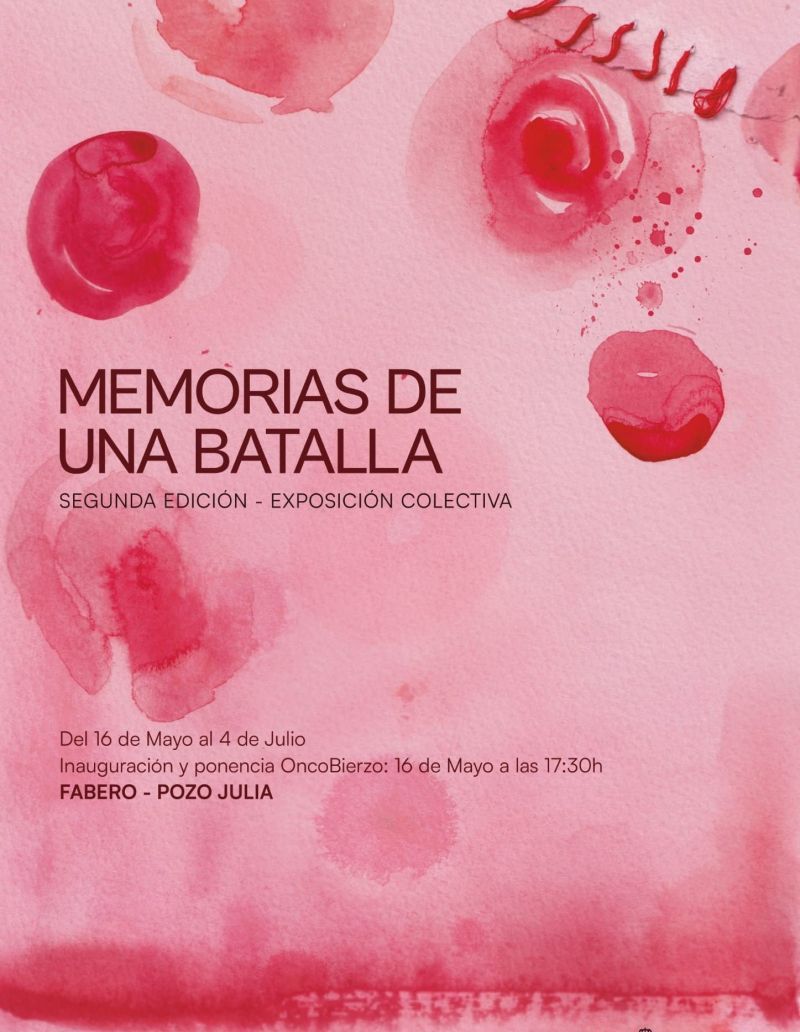 Cartel de la exposición Memorias de una batalla en Pozo Julia, Fabero.