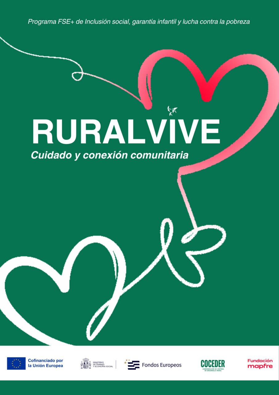Cartel del programa Ruralvive sobre inclusión social y comunidad
