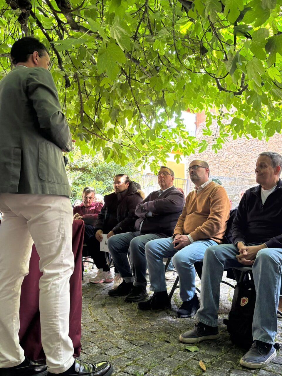 Asistentes a una actividad cultural en el Día de los Museos en Ponferrada