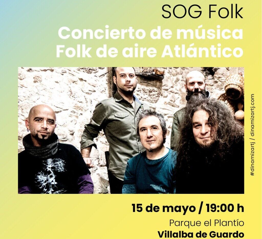 Grupo SOG Folk durante su actuación en Villalba de Guardo