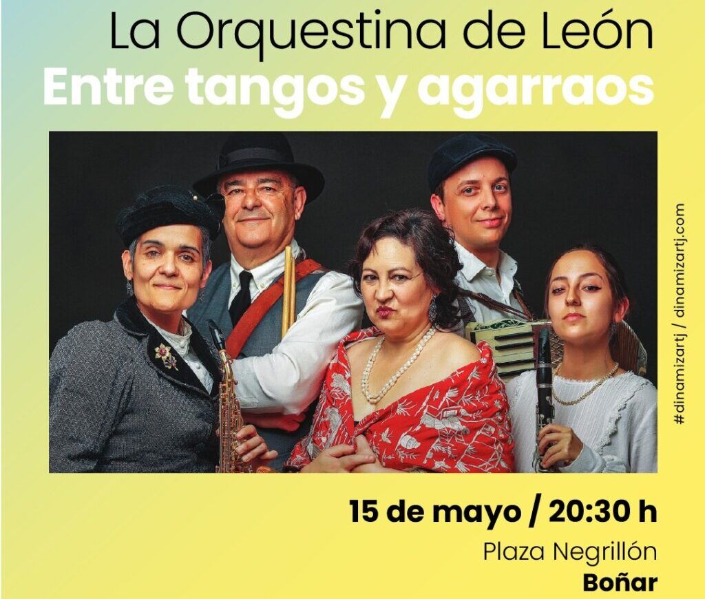 La Orquestina de León en un evento musical en Boñar