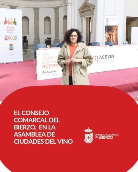Representante del Bierzo en la Asamblea de Ciudades del Vino en Requena