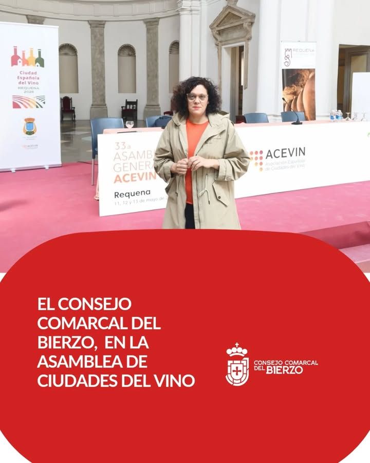 Representante del Bierzo en la Asamblea de Ciudades del Vino en Requena