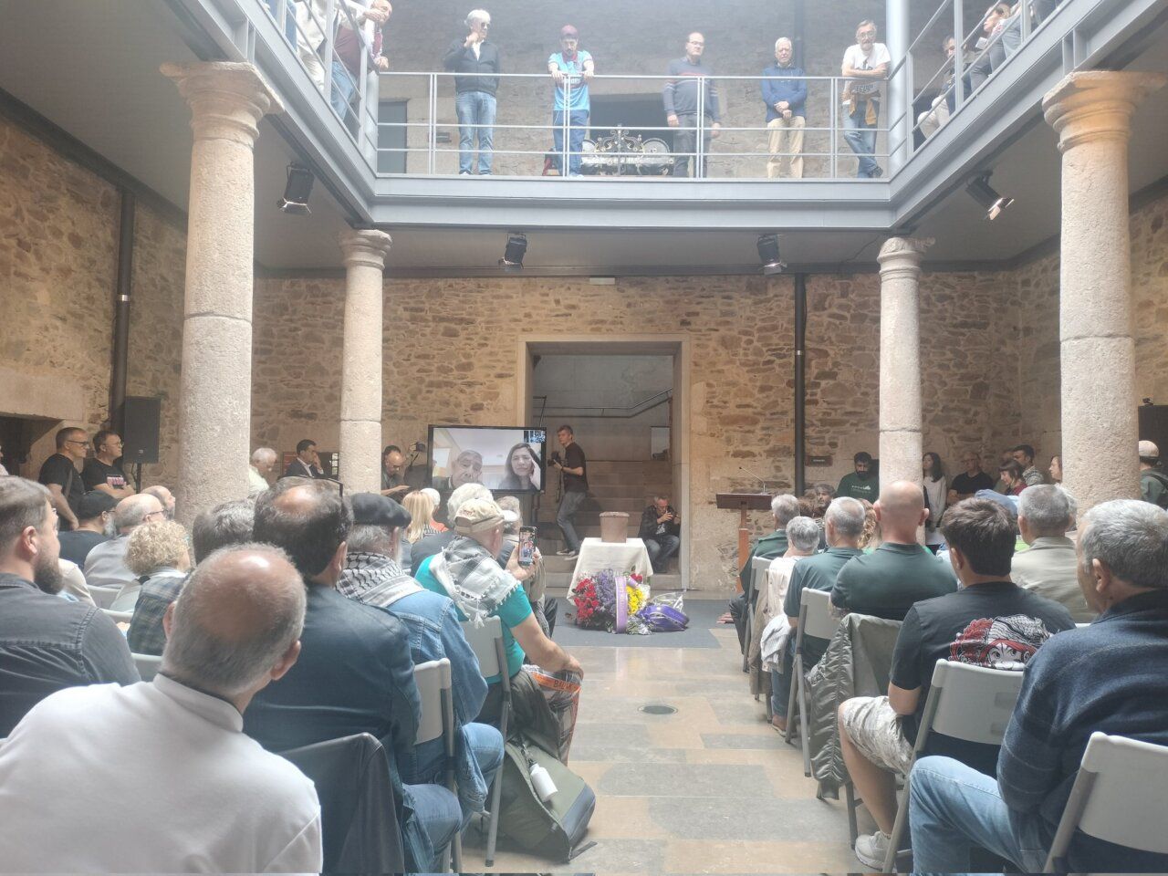 Entrega de los restos de Manuel Bazán Girón a su familia