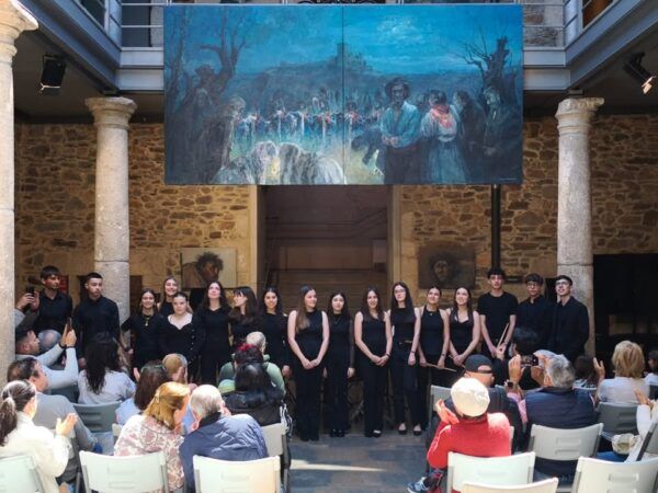 Estudiantes del conservatorio en concierto en el Museo de El Bierzo