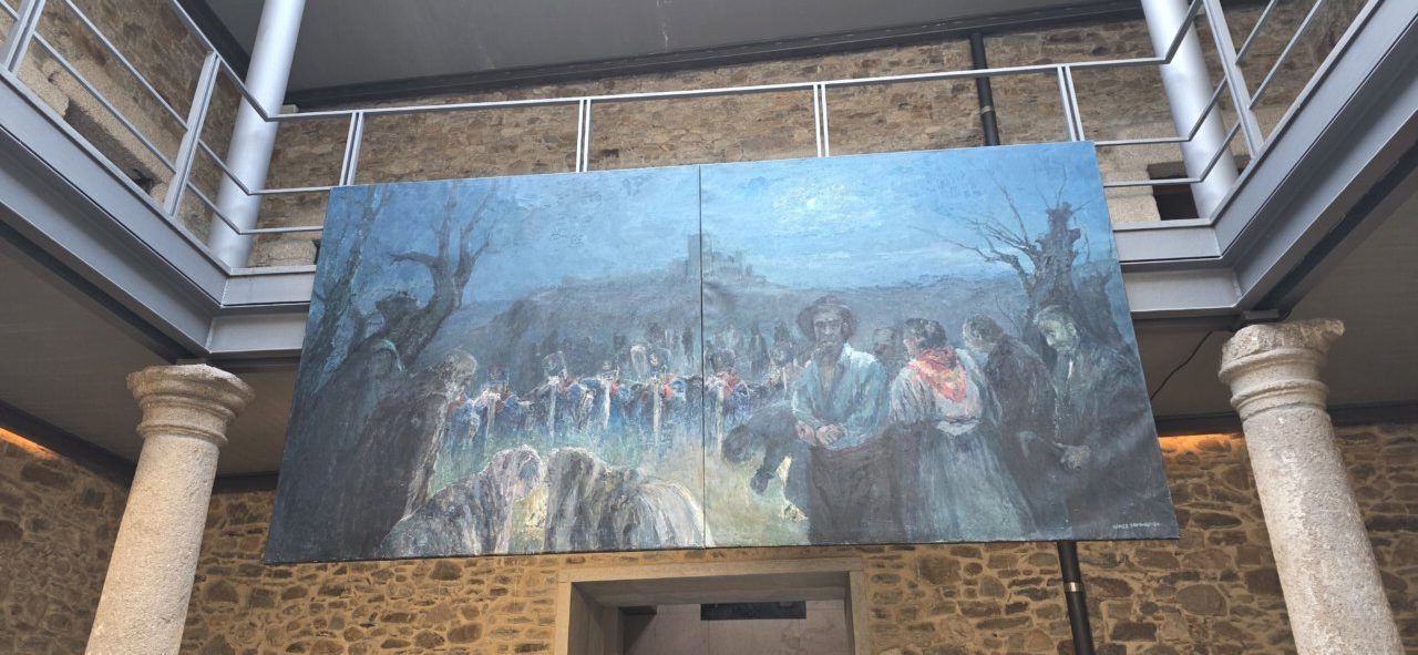 Pintura de la exposición Visiones goyescas de la guerra en el Museo del Bierzo
