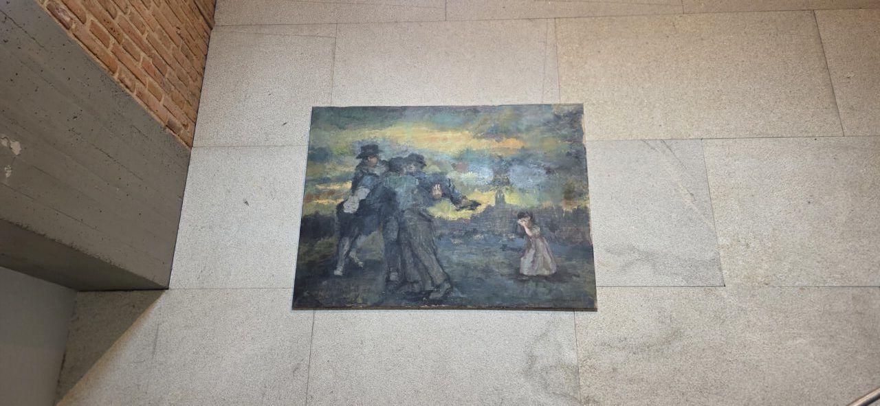 Pintura de la exposición Visiones goyescas de la guerra en el Museo del Bierzo