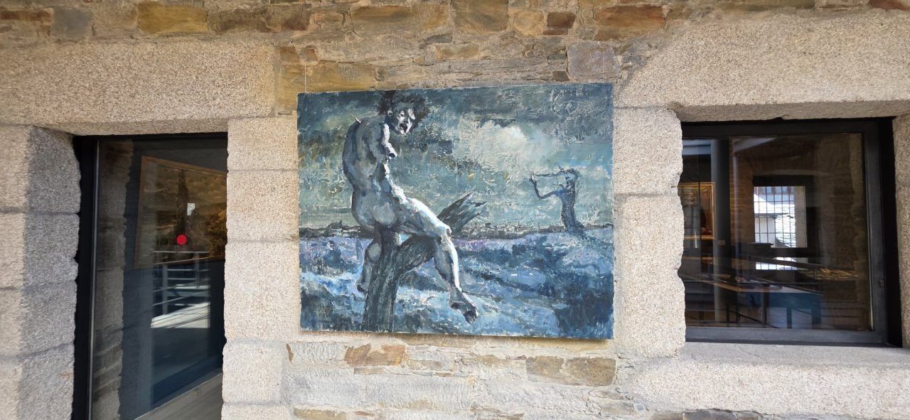 Pintura de la exposición Visiones goyescas de la guerra en el Museo del Bierzo
