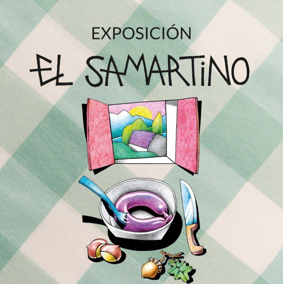 Cartel de la exposición El Samartino en Villablino