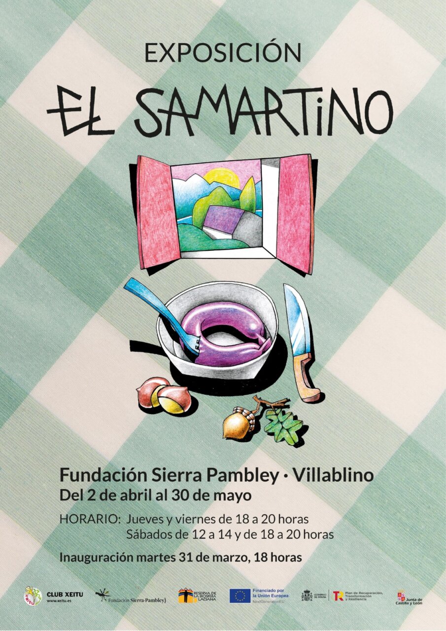 Cartel de la exposición El Samartino en Villablino