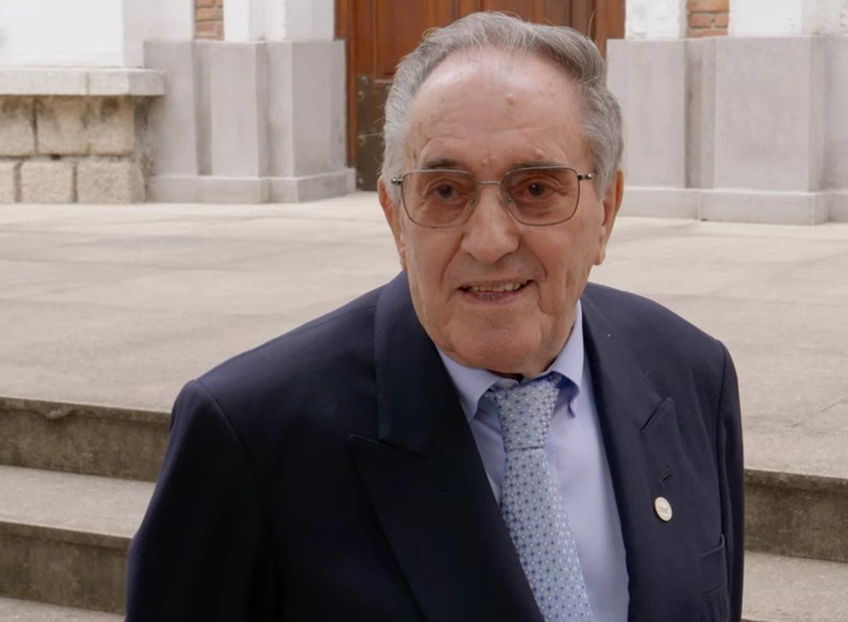 Damián Tascón, empresario y filántropo berciano, en un evento público.