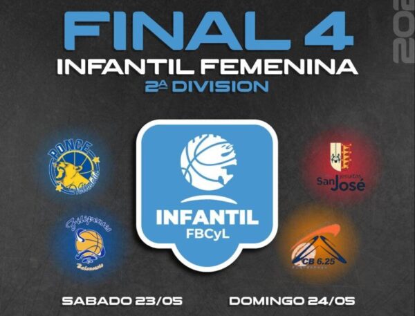 Cartel de la final 4 infantil femenina de baloncesto 2026