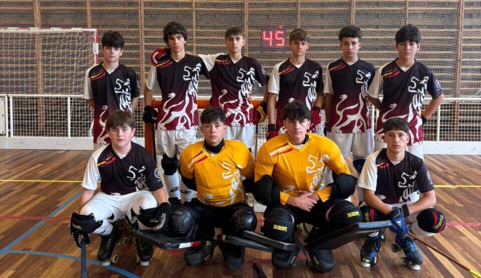 Equipo masculino de hockey sobre patines en Bilbao