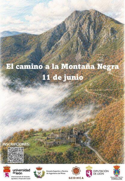 Cartel de la jornada sobre el wolframio en Corullón
