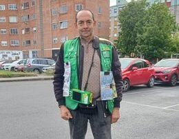 Vendedor de cupones de la ONCE en Ponferrada con premios