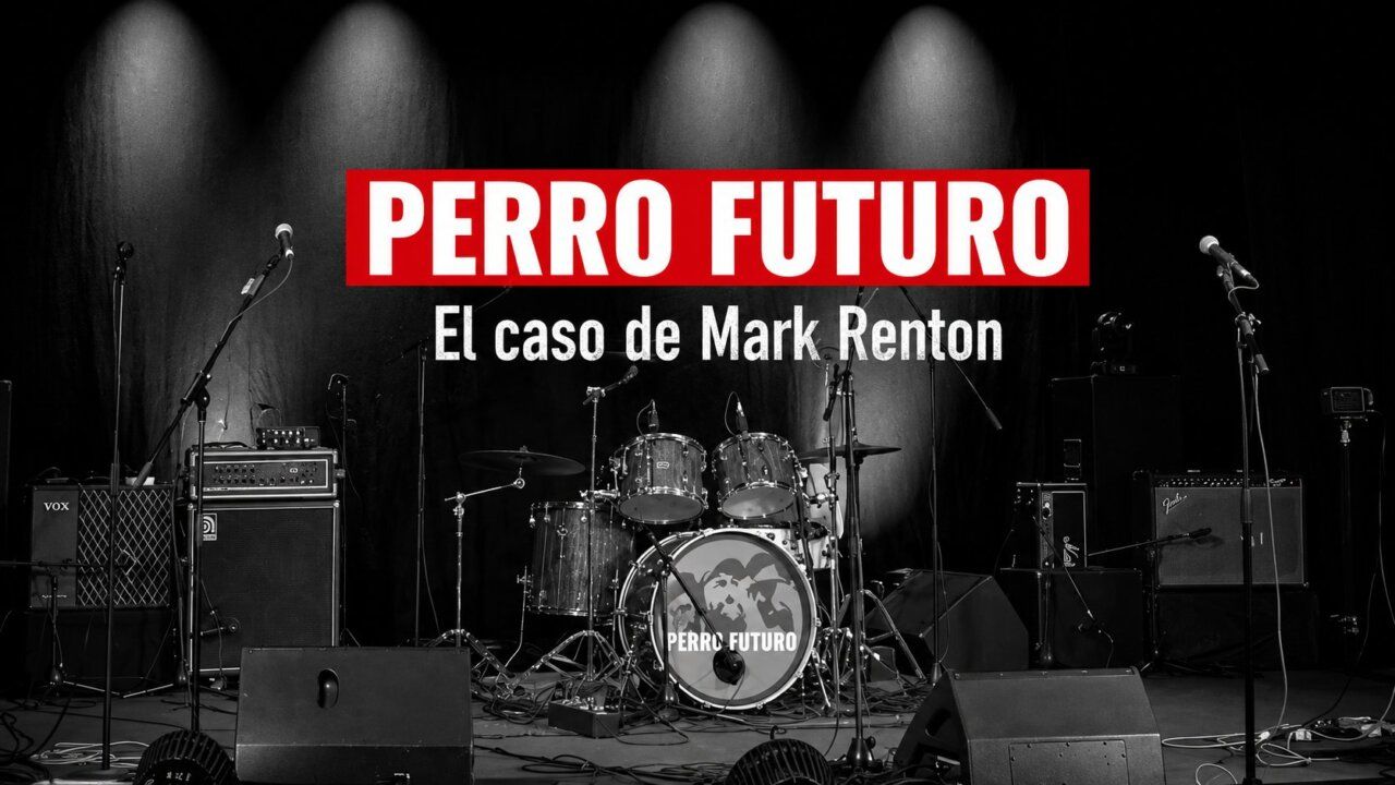 Escenario de la banda Perro Futuro durante su presentación en vivo