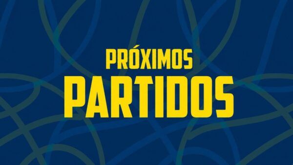 Cartel informativo sobre próximos partidos del CB 625 Ponferrada