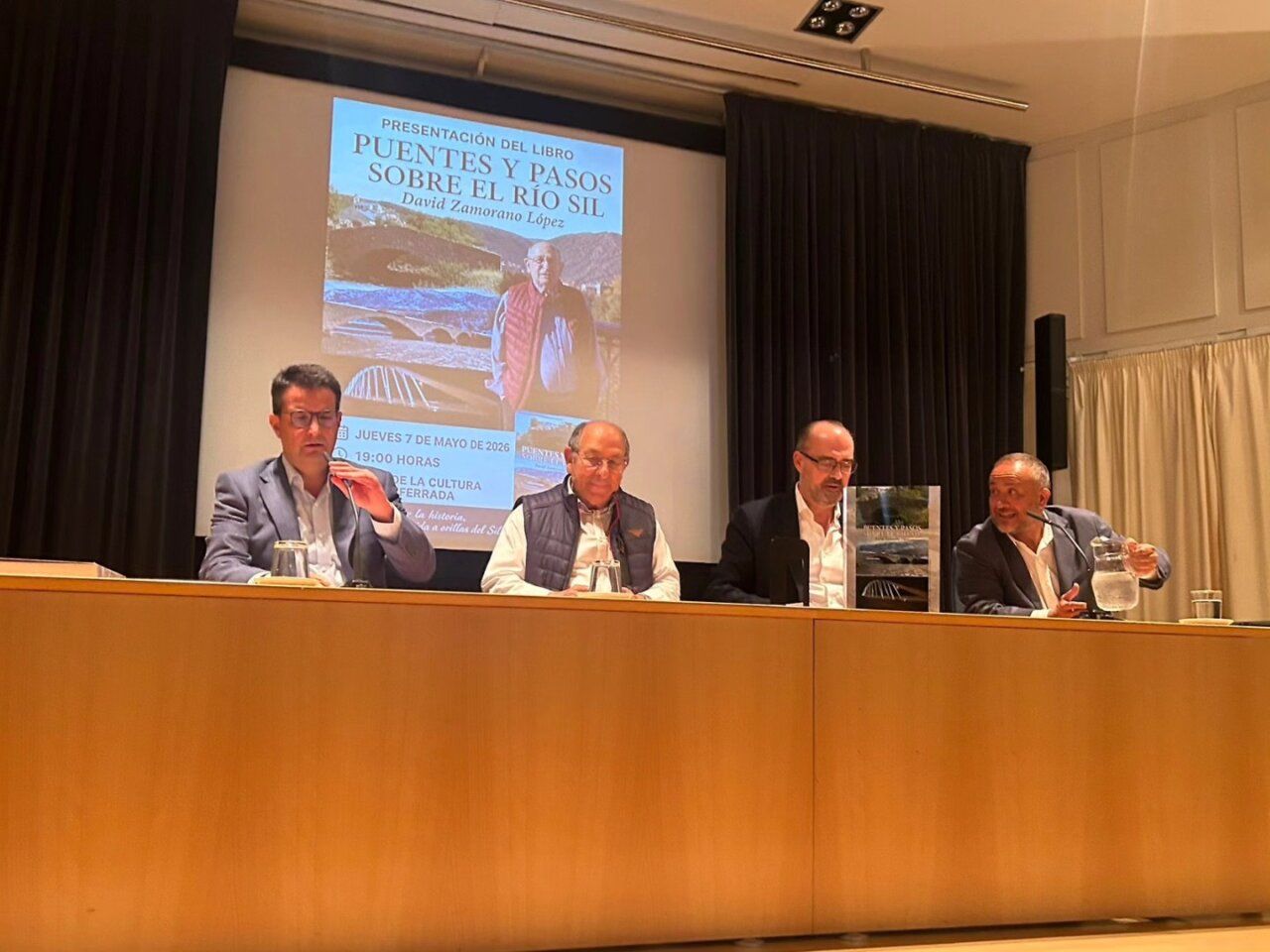 Presentación del libro sobre los puentes del río Sil en Ponferrada