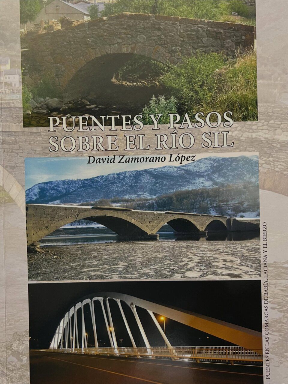 Portada del libro sobre los puentes del río Sil