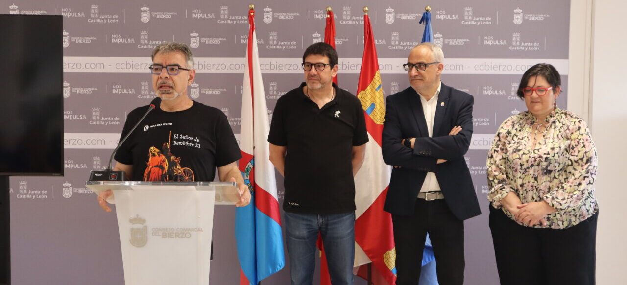 Presentación del programa cultural de teatro en el Bierzo