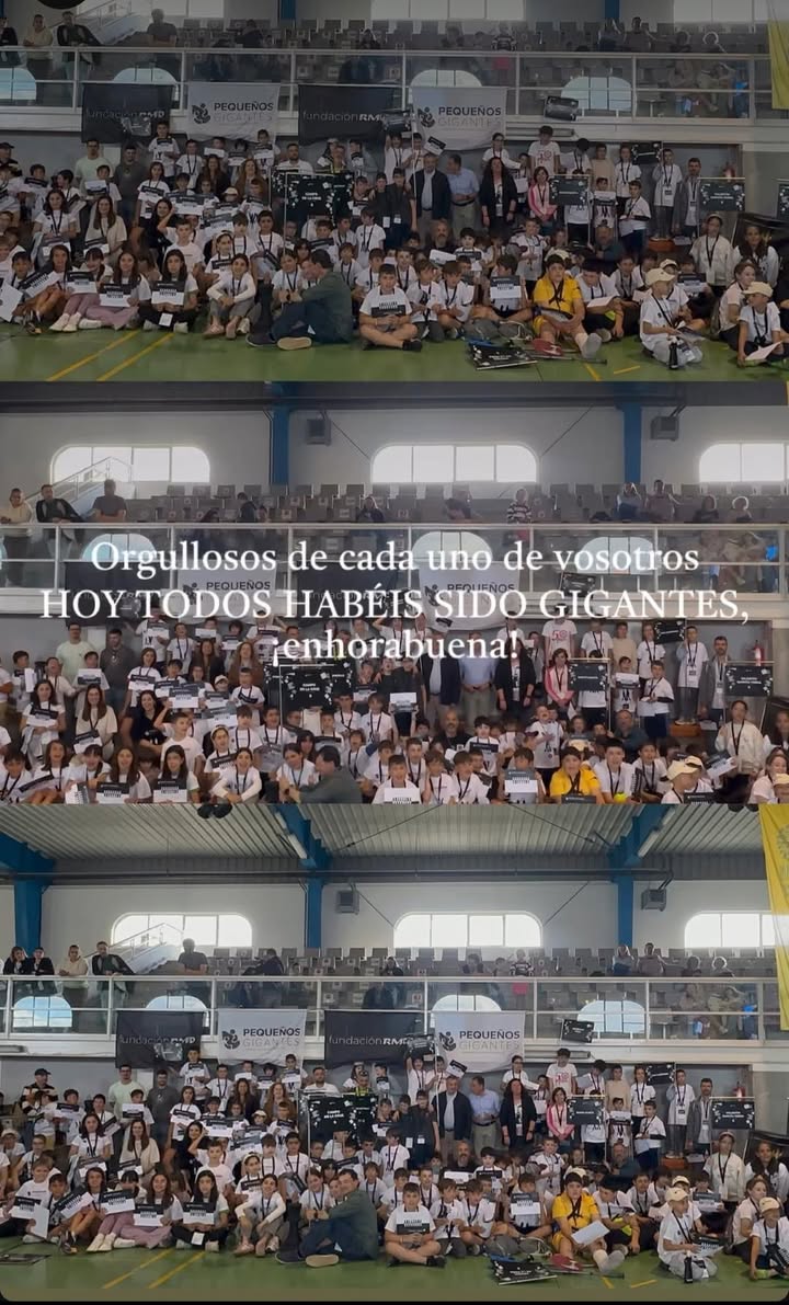 Participantes del torneo de ajedrez Pequeños Gigantes en Camponaraya