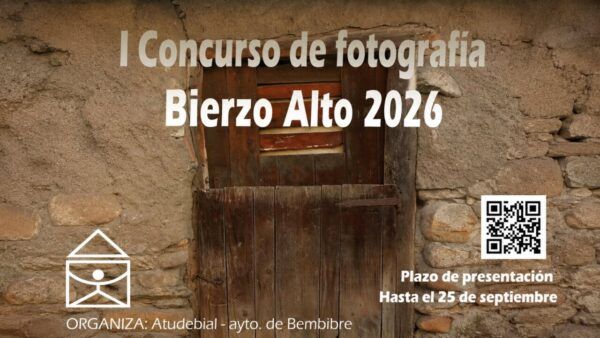 Cartel del I Certamen de Fotografía Bierzo Alto 2026 con información del evento